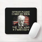 Bitte hatte ich keine Ahnung von dem Tee gefleckte Mousepad (Mit Mouse)