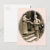 Bitte Herr Postbote Postkarte (Vorne/Hinten)