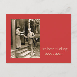 Bitte Herrn Postman Postkarte