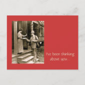 Bitte Herrn Postman Postkarte (Vorderseite)