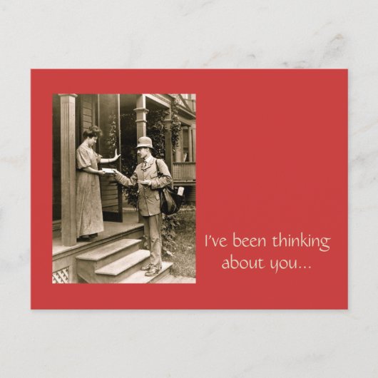 Bitte Herrn Postman Postkarte (Vorderseite)