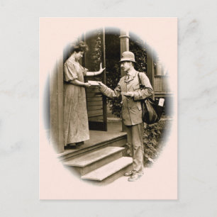 Bitte Herrn Postman Postkarte