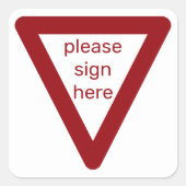 bitte hier Aufkleber unterschreiben (Vorderseite)