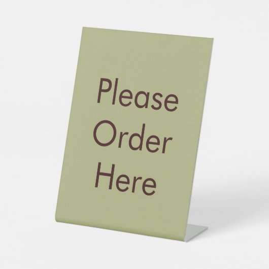 Bitte hier bestellen Green Sage Sockelschild (Vorderseite)