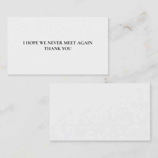 Bitte hör auf, Introvertiert zu extrovertieren Fun Visitenkarte (Vorne/Hinten)