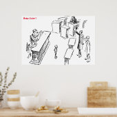 Bitte hören Sie Poster (Küche)
