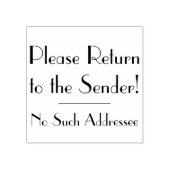 "Bitte kehren Sie zum Sender zurück!" - "Kein solc Gummistempel (Prägung)