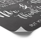 Bitte kein Foto für das Handy Hochzeitsfeier unter Poster (Ecke)