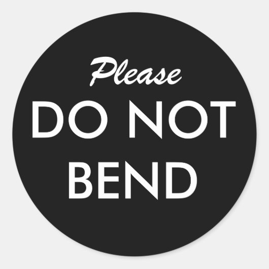 Bitte keine Aufkleber beifügen (Vorderseite)