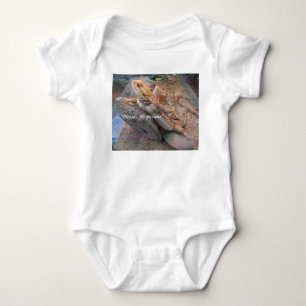Bitte keine Bilder Baby Strampler