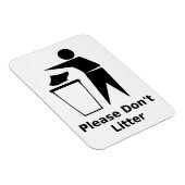 Bitte keine Kleinigkeit: Klassisch schwarz und wei Magnet (Rechte Seite)