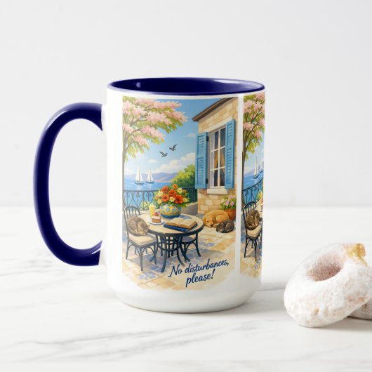 Bitte keine Störungen! Tasse (Mit Donut)