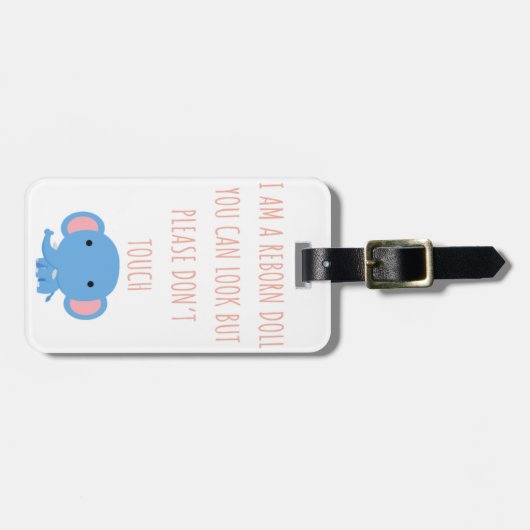 Bitte keine Touch wiedergeben Puppen-Autositzmarke Gepäckanhänger (Vorderseite horizontal)