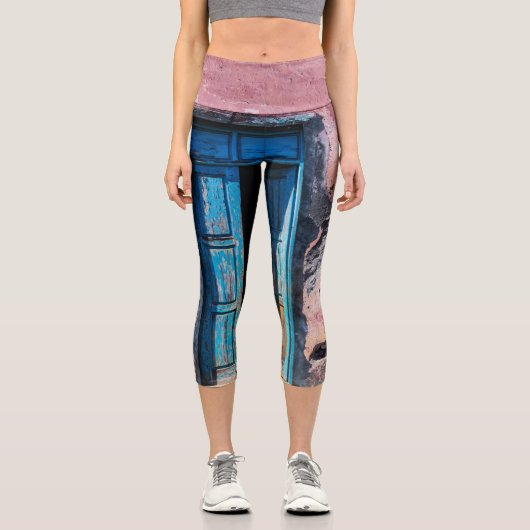 Bitte kommen Sie herein Capri Leggings (Vorderseite)