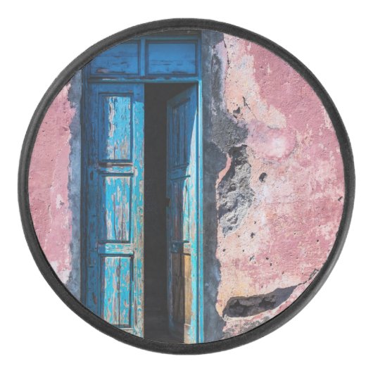 Bitte kommen Sie herein Eishockey Puck (Vorderseite)