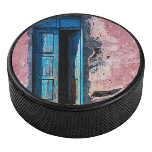 Bitte kommen Sie herein Eishockey Puck