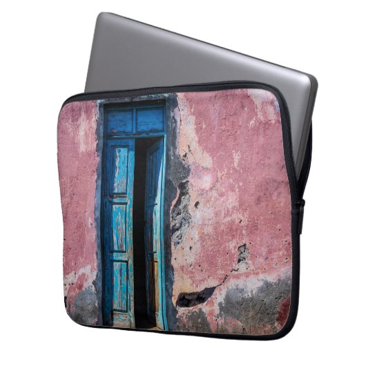 Bitte kommen Sie herein Laptopschutzhülle (Vorderseite Links)