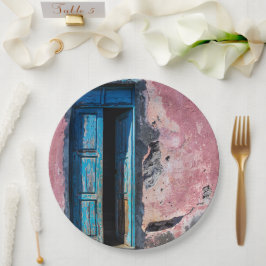 Bitte kommen Sie herein Pappteller