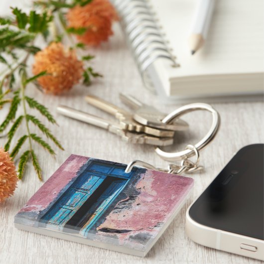 Bitte kommen Sie herein Schlüsselanhänger (Vorderseite rechts)