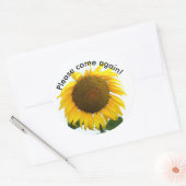 Bitte kommen Sie wieder Runder Aufkleber (Umschlag)