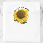 Bitte kommen Sie wieder Runder Aufkleber (Tasche)