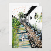 Bitte kommen Sie Zuhause Einladung (Vorne/Hinten)