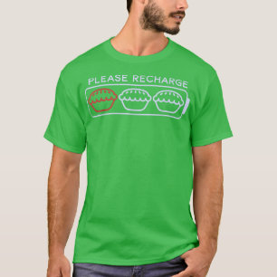 Bitte laden Sie den Akku von Apple Pie neu auf. T-Shirt