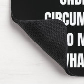 Bitte laden Sie mich unter keinen Umständen zu ein Mousepad (Ecke)