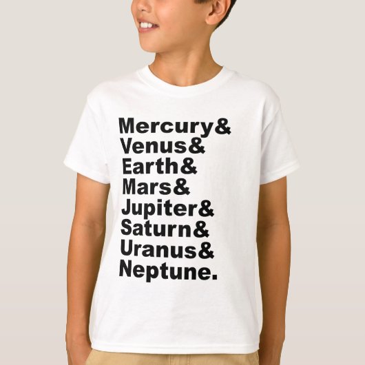 Bitte laden Sie Pluto nicht zu unserem 8 Planeten  T-Shirt (Vorderseite)