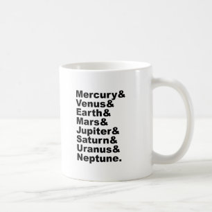 Bitte ladet Pluto nicht zu unserer 8-Planeten-Part Kaffeetasse