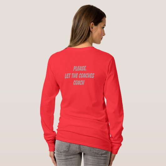 Bitte Lass den Coaches Coach Women's Long Sleeve T-Shirt (Schwarz voll)