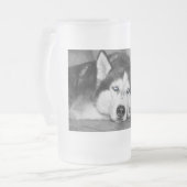 Bitte lass mir schlafen. mattglas bierglas (Vorderseite Links)