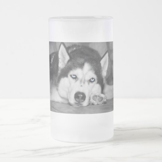 Bitte lass mir schlafen. mattglas bierglas (Mittel)