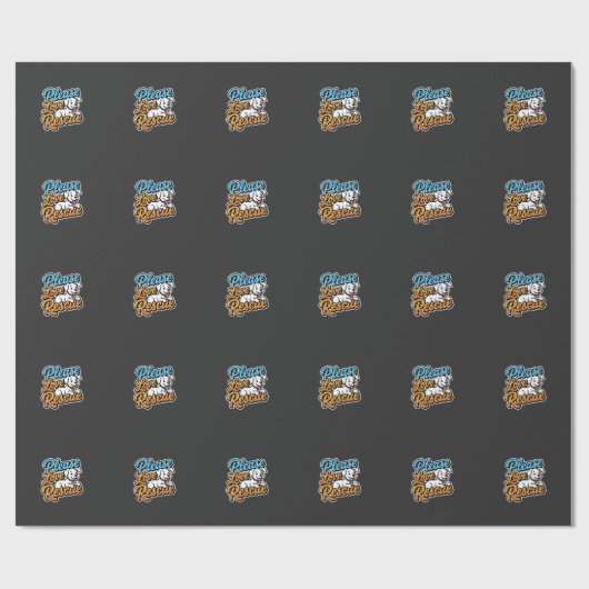 Bitte lieben Sie den Rettungshund Geschenkpapier (Flach)