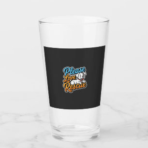 Bitte lieben Sie den Rettungshund Glas