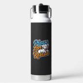 Bitte lieben Sie den Rettungshund Trinkflasche (Vorderseite)