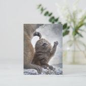 Bitte Mama Postkarte (Stehend Vorderseite)
