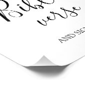 Bitte markieren Sie Ihr Lieblings-Bibelverse-Zeich Fotodruck (Ecke)