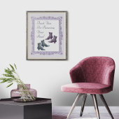 Bitte nehmen Sie den Sign für Ihre Schuhe aus Poster