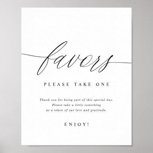 Bitte nehmen Sie ein elegantes modernes Hochzeitss Poster (Vorne)