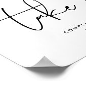 Bitte nehmen Sie ein Lieblingssegment für Hochzeit Poster (Ecke)