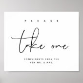 Bitte nehmen Sie ein Lieblingssegment für Hochzeit Poster (Vorne)