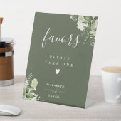 Bitte nehmen Sie einen Gefallen an der Grünpflanze Sockelschild (In SItu)