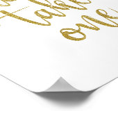 Bitte nehmen Sie einen Glitzer 8x10 Hochzeitszeich Poster (Ecke)