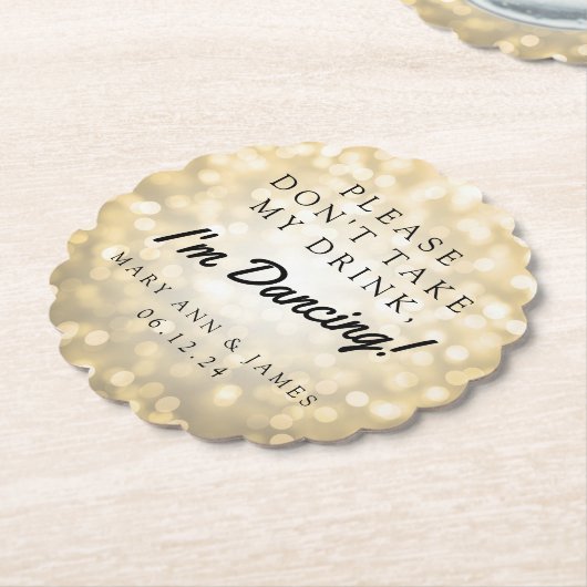 "Bitte nehmen Sie nicht mein Getränk-" Untersetzer (angewinkelt)