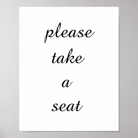 Bitte nehmen Sie Platz Wort für Bad | Bad Wa Poster (Vorne)