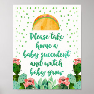 Bitte nehmen Sie Zuhause ein Babyduschzeichen mit Poster