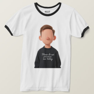 Bitte nicht als introvertiert wahrnehmen Introvert T-Shirt