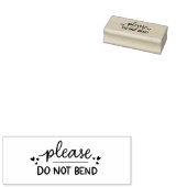 Bitte nicht beißen - Briefmarke aus selbstnativem  Gummistempel (Stempel)