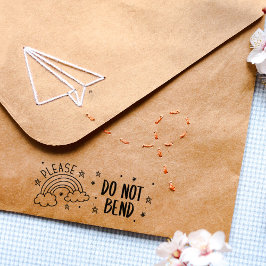 Bitte nicht binden, Verpackung Gummistempel